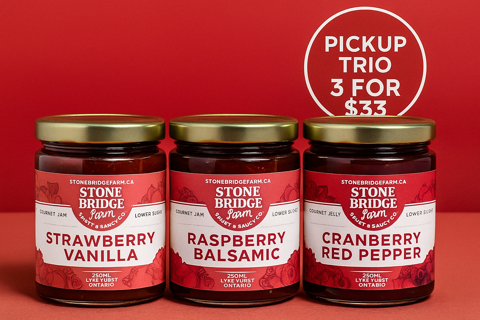 Pick-up 3 Trio - 3 for $33