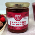 Cranberry Red Pepper Jelly - Small Batch, Lower Sugar